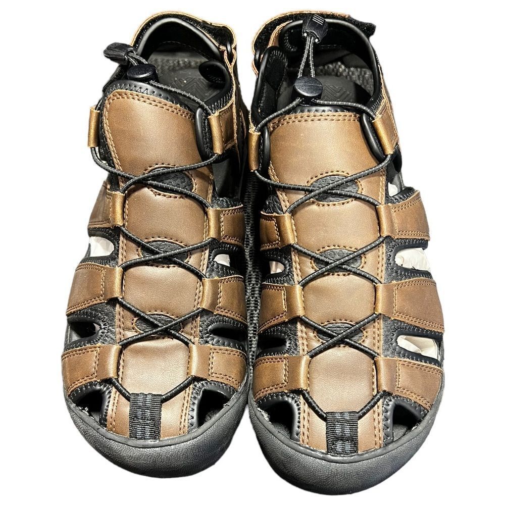 Khombu Sandal Men’s Travis Spirt Active Sandal Brown US 10